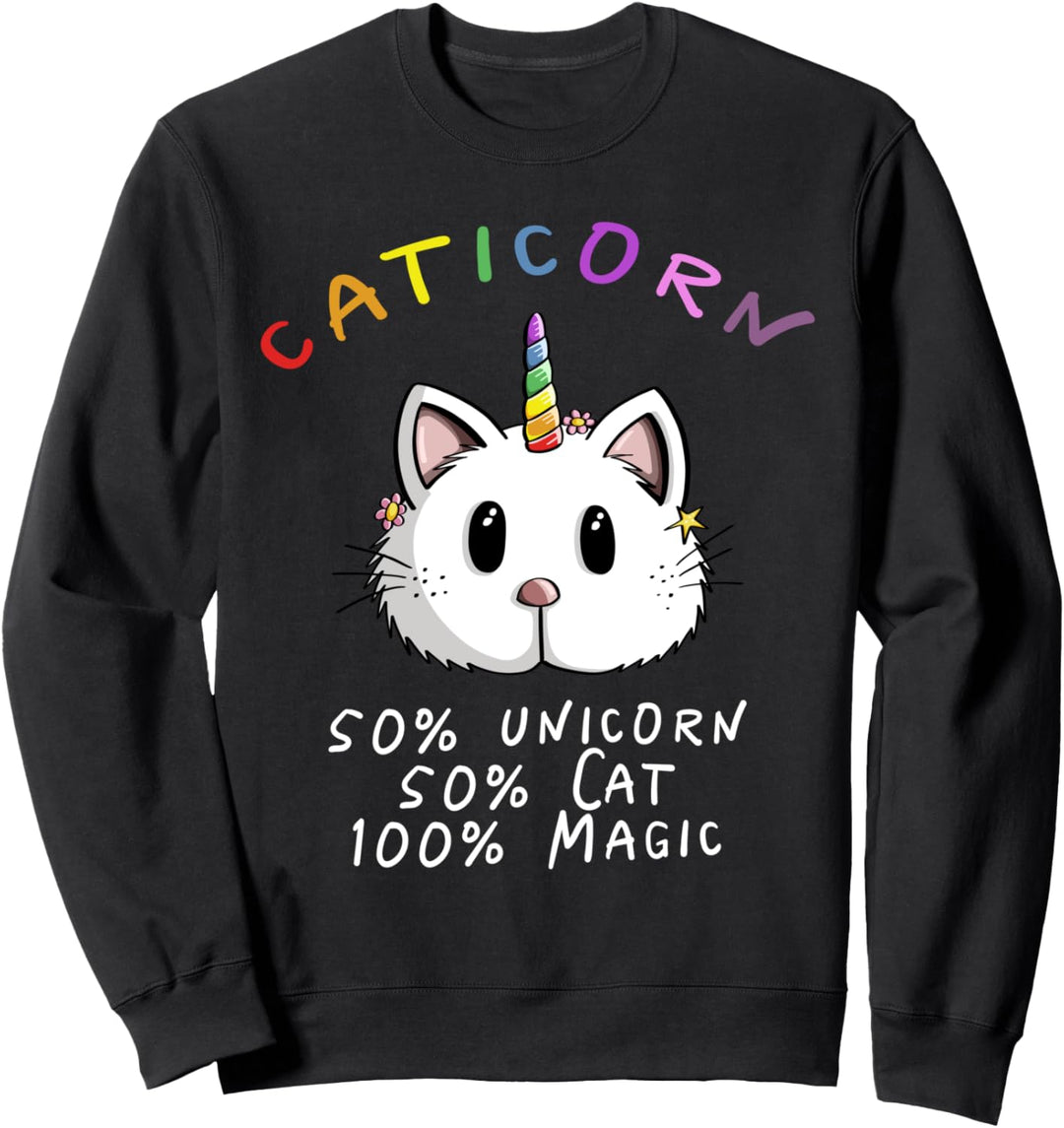 Caticorn Katze I Einhorn Katzenmotiv Katzen Fun Sweatshirt