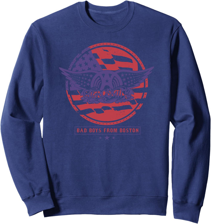 Aerosmith - Rot, Weiss & Boston Sweatshirt