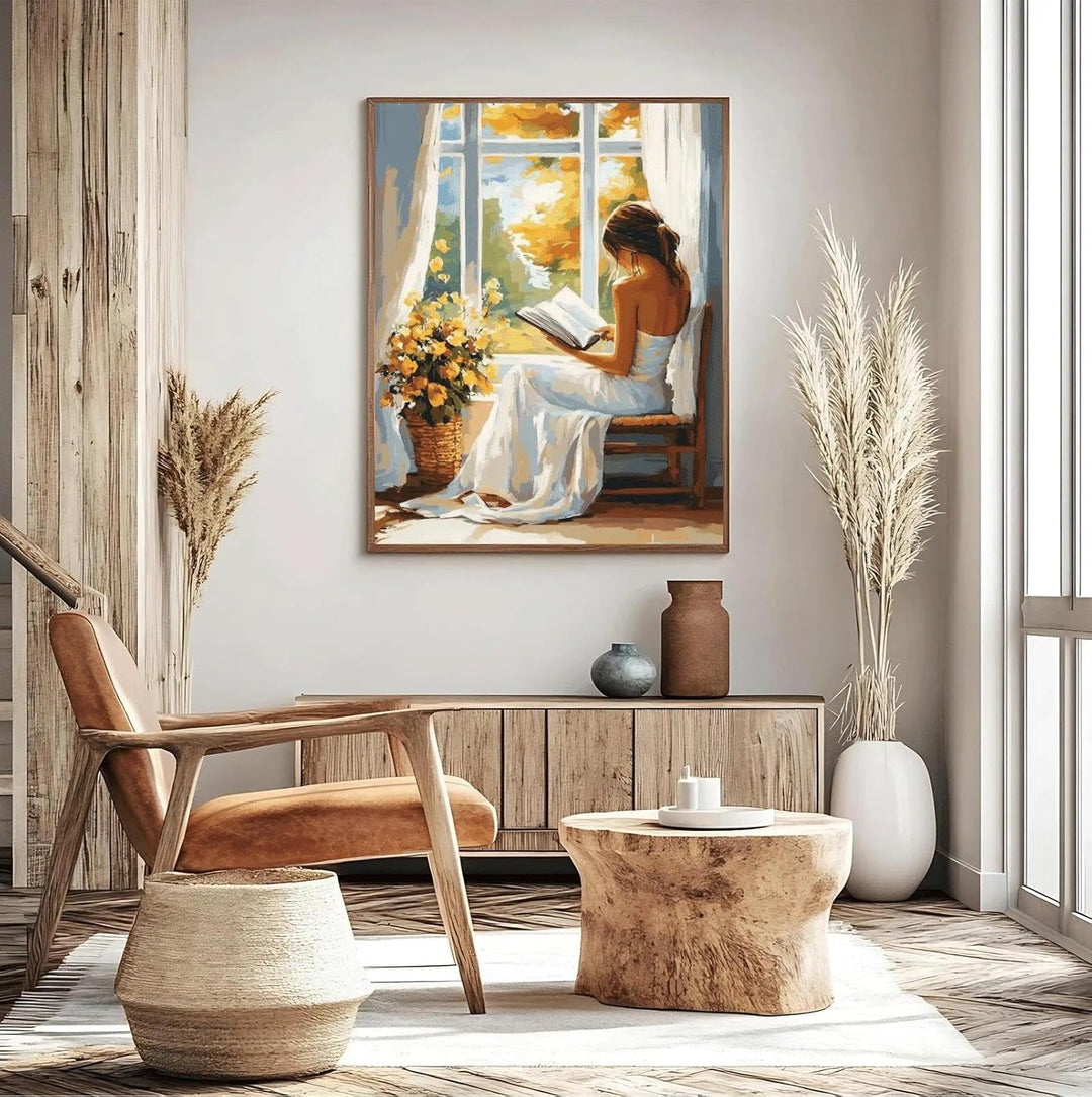 JATOK 3 Stück Malen Nach Zahlen Erwachsene, DIY Frauen Gemälde für Anfänger, Handgemalt Ölgemälde Le