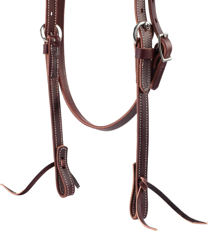 Weaver Leather Latigo Stirnband aus Leder burgunderfarben, burgunderfarben