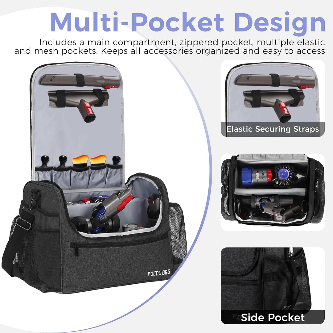 Vakuum-Aufbewahrungstasche für Auto und Boot, kompatibel mit Dyson V7 – V15 – Organizer-Tasche für k