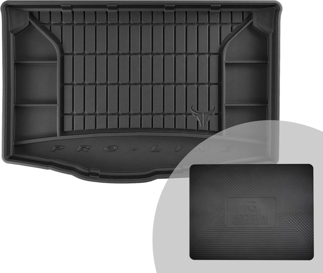 FROGUM ProLine 3D Gummimatte Exklusive Auto Kofferraummatte Kofferraumwanne für Mazda 2 III ab 2014