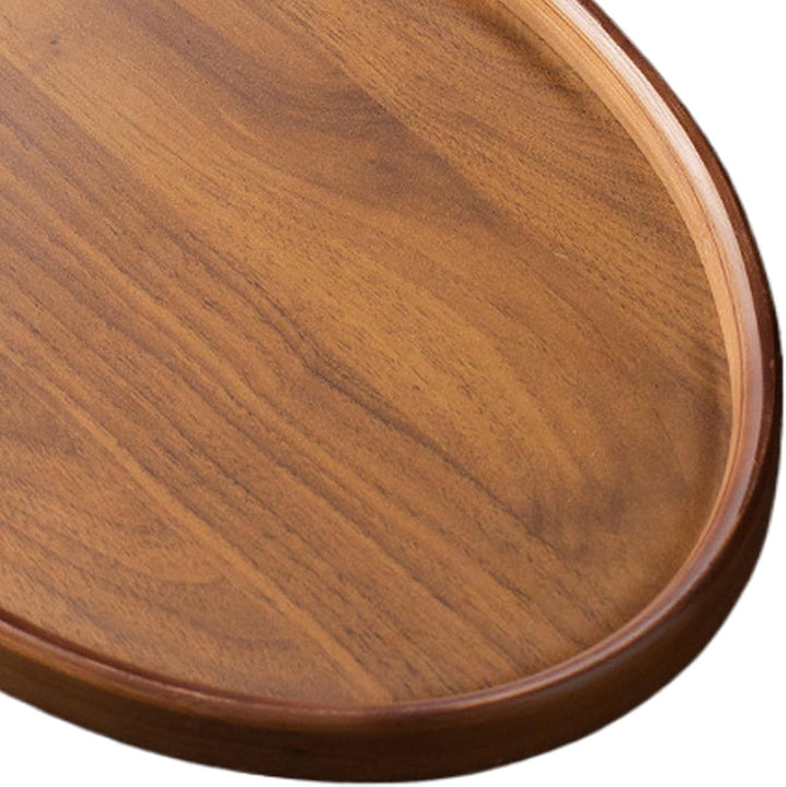 Serviertabletts Aus Holz – Ovales Display, Retro-Heimdekoration | Dekorative Holztabletts Für Lebens