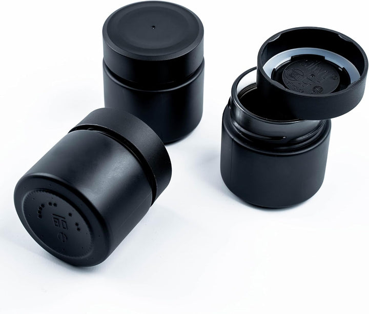 silwy® Feinkost-Magnetgläser 3er-Set (All Black 125ml)