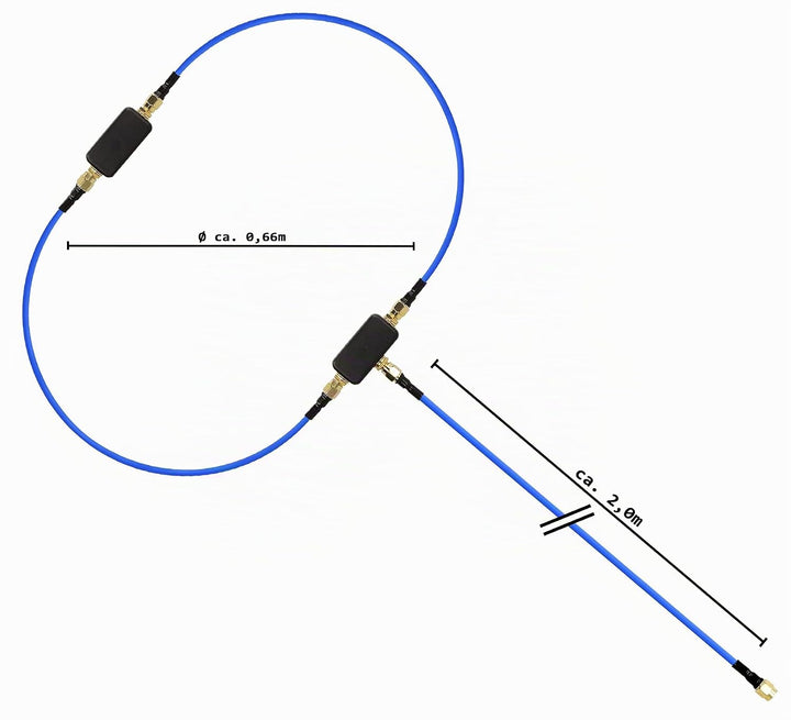 YouLoop Portable Passive Magnetik Loop Antenne für HF und VHF (ORIGINAL) Kompatibel für AIRSPY/RTL-S