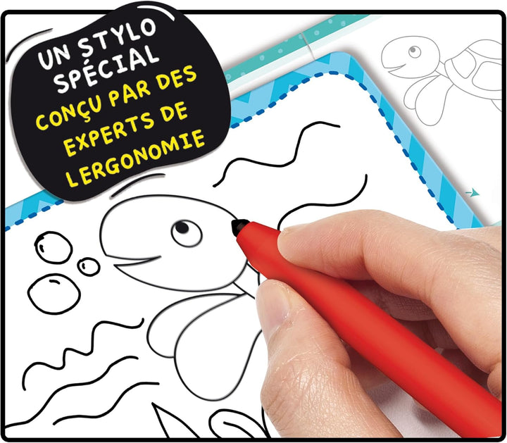 Liscianigiochi Pädagogisches Set zum Zeichnen Lernen – LISCIANI – inkl. Spezialstift
