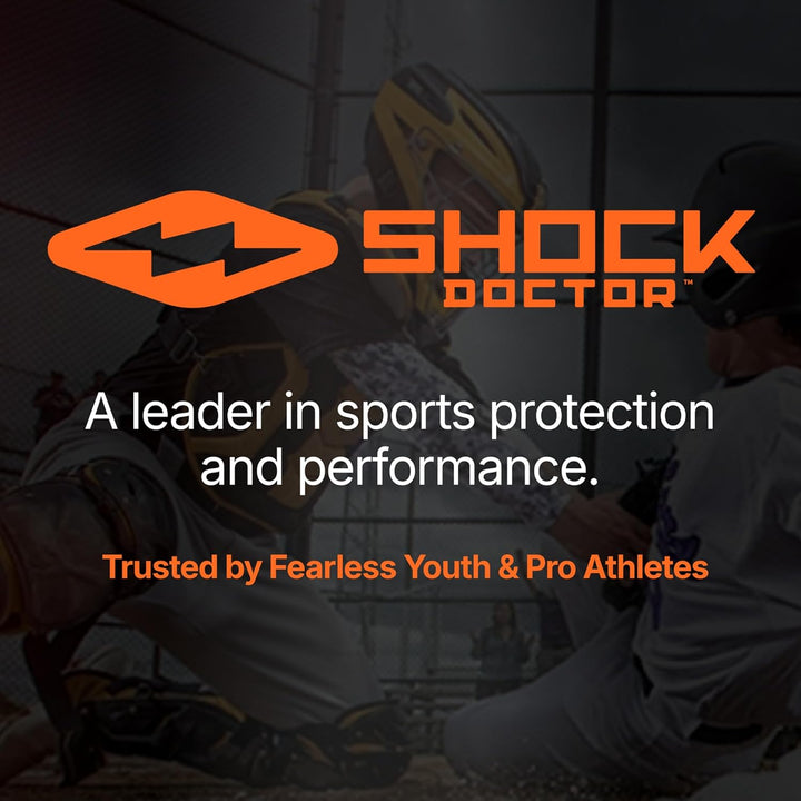 ShockDoctor Herren Tiefschutz Kompressions-Short mit Bioflex Cup XL Weiss, XL Weiss
