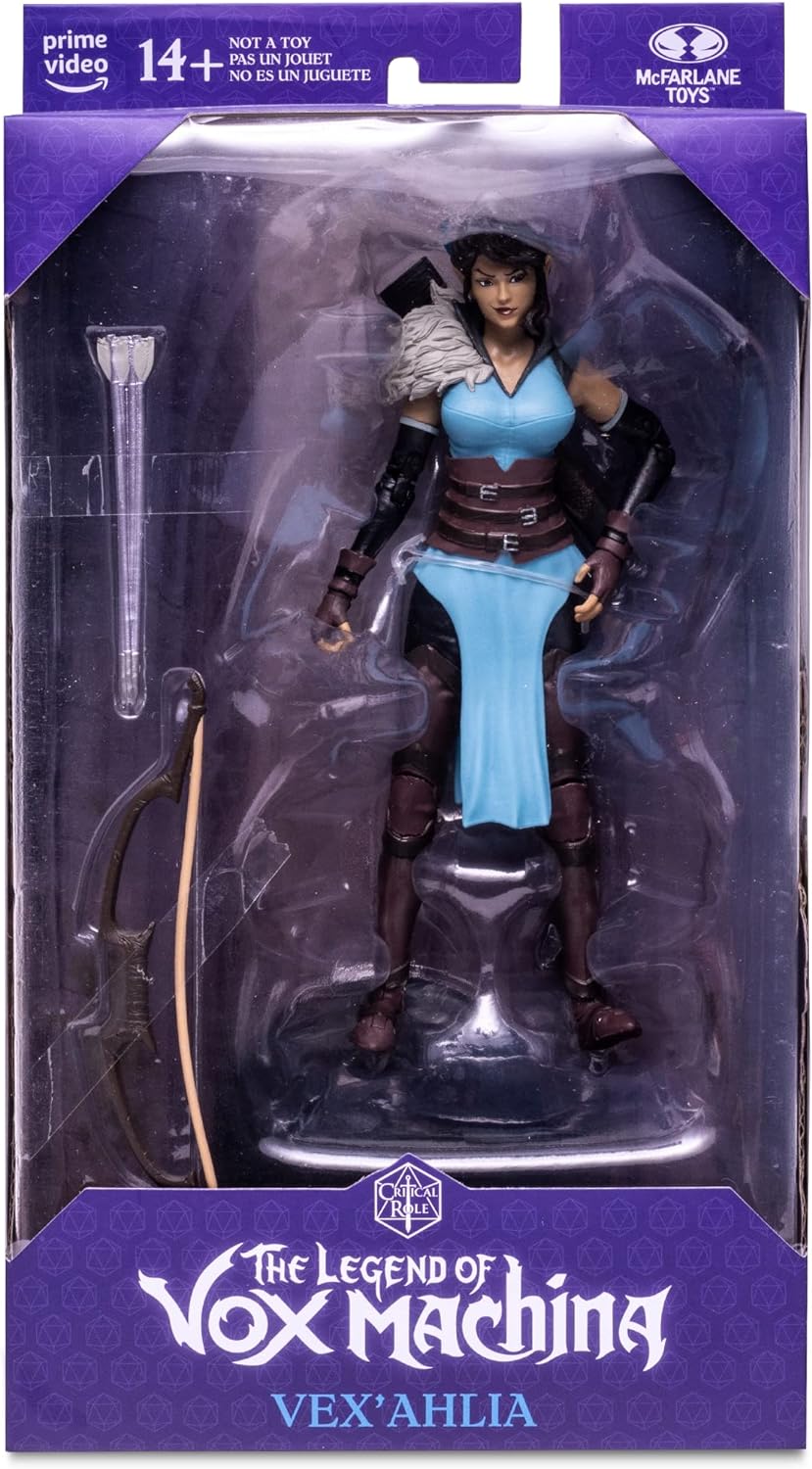 McFarlane Role The Legend of Vox Machina Actionfigur Vex'ahlia 18 cm, Mehrfarbig, Vex'ahlia