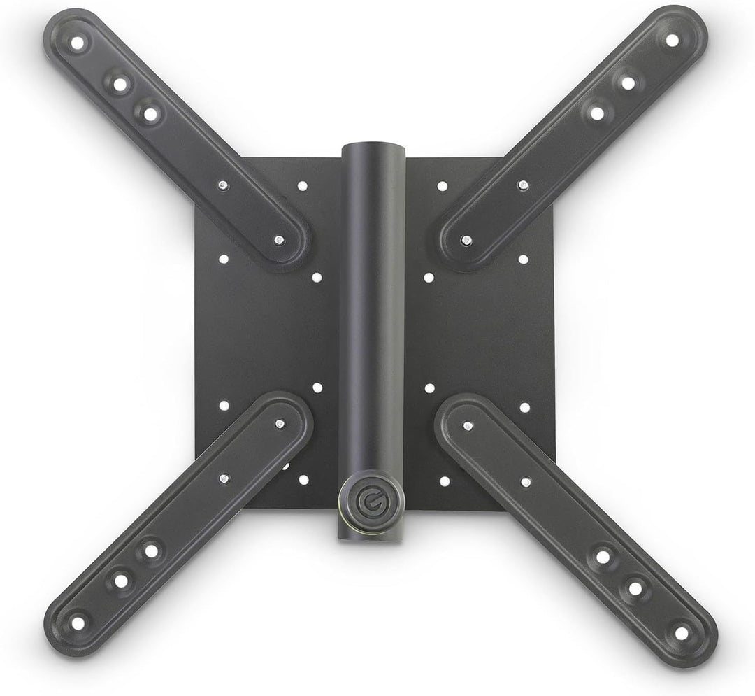 Gravity SA VESA 1 - VESA-Monitorhalterung für 35 mm Stativrohre, Belastbarkeit bis 30 kg, schwarz