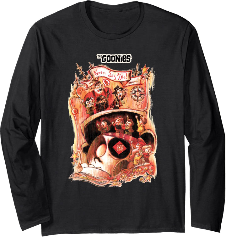 WB 100: The Goonies Never Say Die! Illustration Langarmshirt