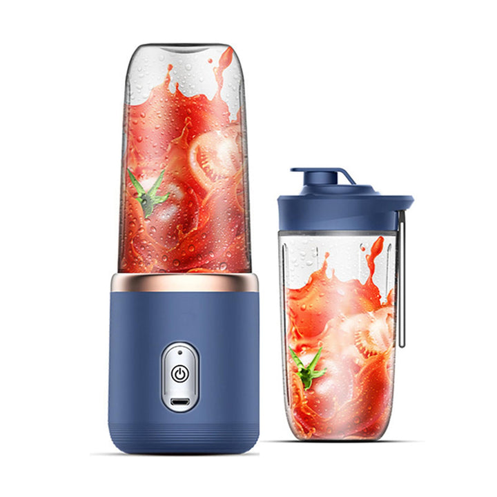 Mini-Mixer für Milchshakes und Smoothies, USB Wiederaufladbarer 6-Klingen-Fruchtsaftbecher, Tragbare