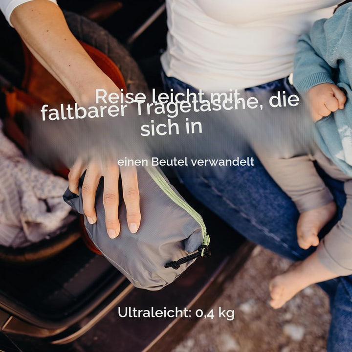 Boba Air Federleichte Babytrage und Kindertrage - Baby Trage ab 3 Monaten (7-20kg) - Kindertrageruck