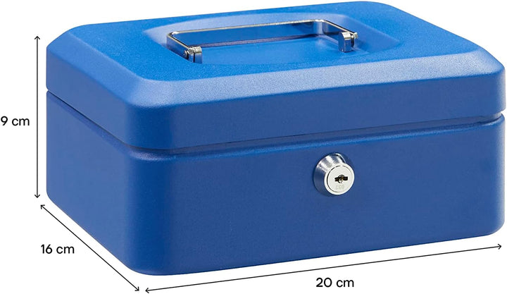 ARREGUI Elegant C9225 Geldkassette aus Stahl | Geldbox | 20 cm breit | Abschliessbare Kasse mit Geld