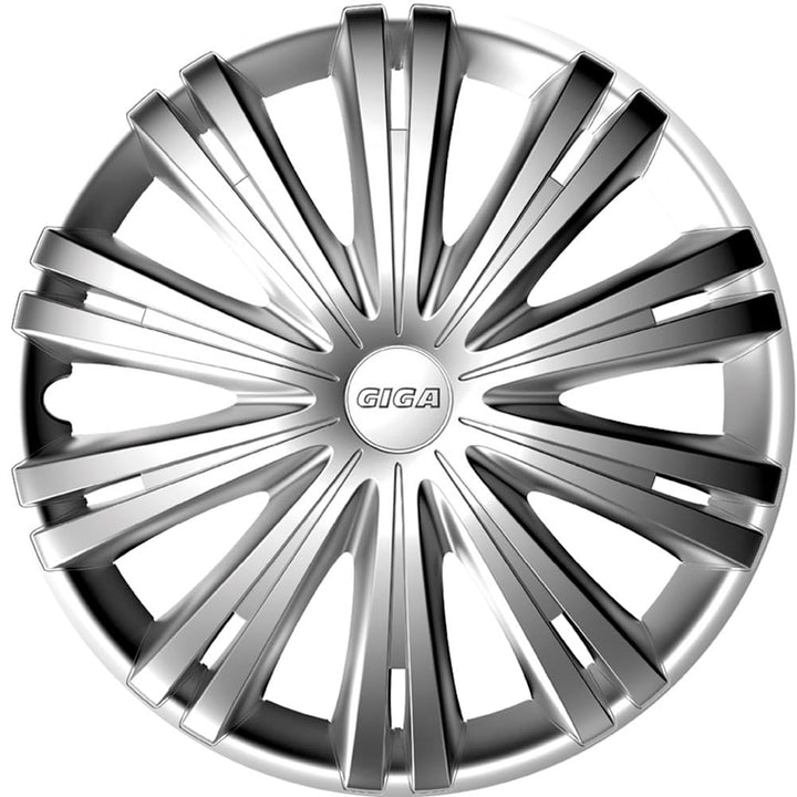 AUTO-STYLE Satz Radzierblenden Giga 16-Zoll Silber Silber 16-Zoll, Silber 16-Zoll
