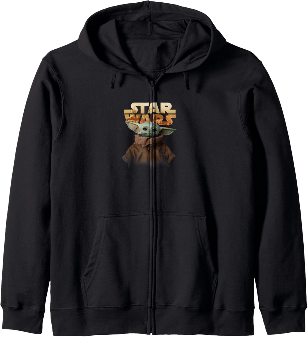 Star Wars Baby Yoda Logo Kapuzenjacke