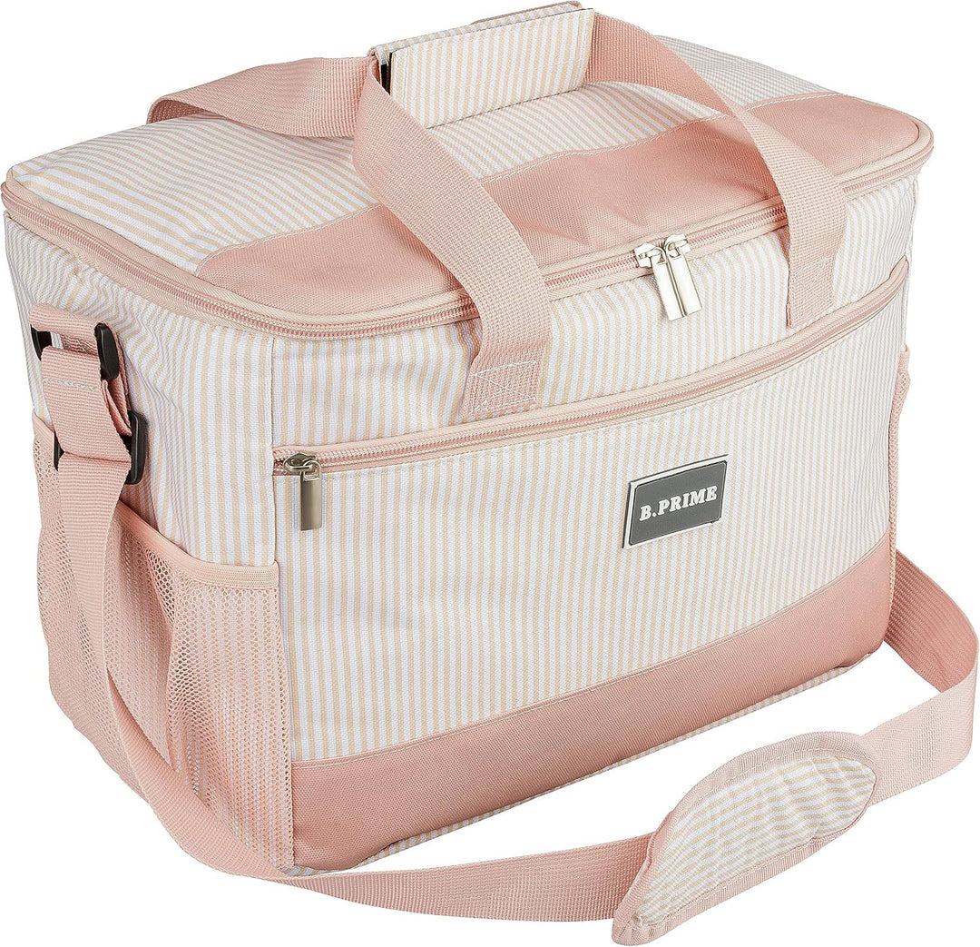 B.PRIME 20L Kühltasche Classic I 36x26x22cm I Isoliertasche I Lunch-Tasche I Kühlbox I Picknick-Tasc
