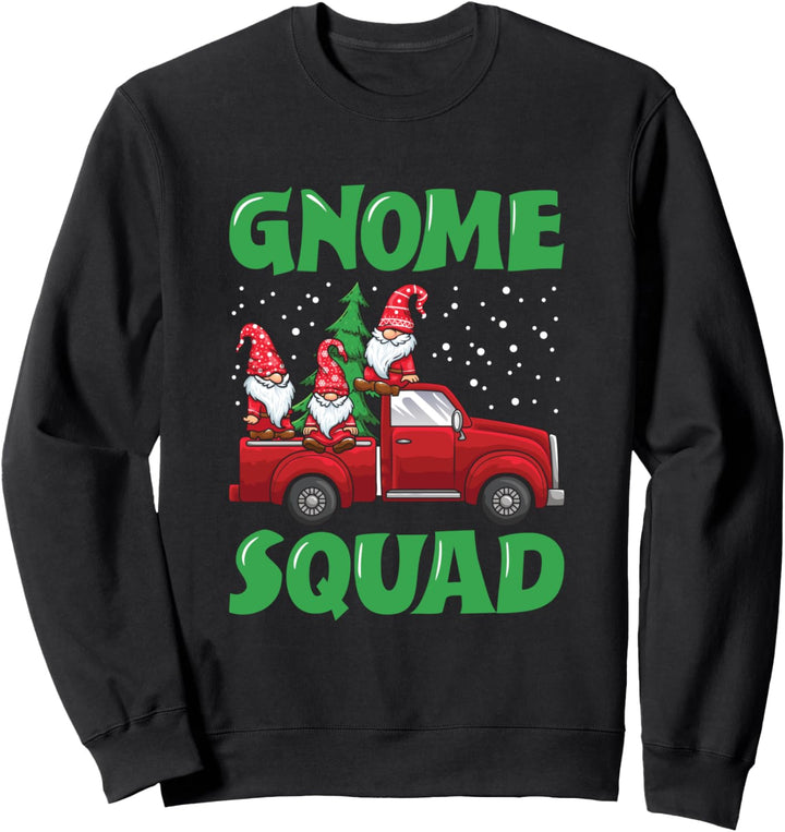 Weihnachten Gnome Squad Weihnachtsfeiertag Familie Matching Sweatshirt