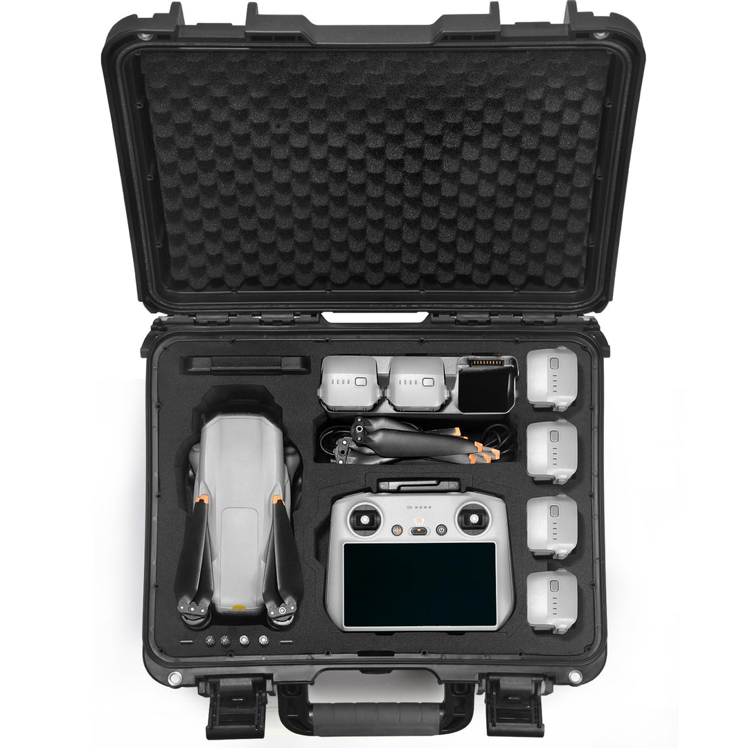 Lekufee Wasserdichte Tragetasche für DJI Air 3S/3 Fly More Combo, RC N3/N2/Pro/2 Fernbedienung und D