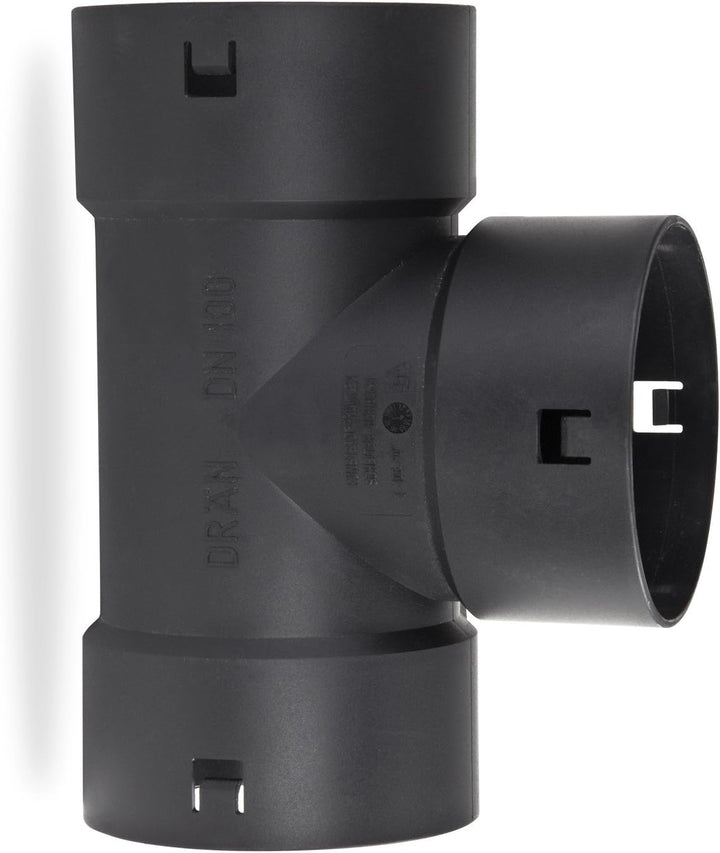 STABILO Sanitaer T-Stück DN 65 mm Abzweig Drainagerohr Drainageschlauch Dränagerohr Dränageschlauch