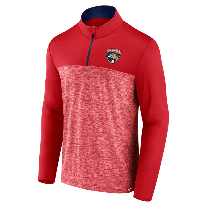 NHL Florida Panthers Iconic Defender Troyer 1/4 Zip Zipper Jacke 3XL Rot, 3XL Rot