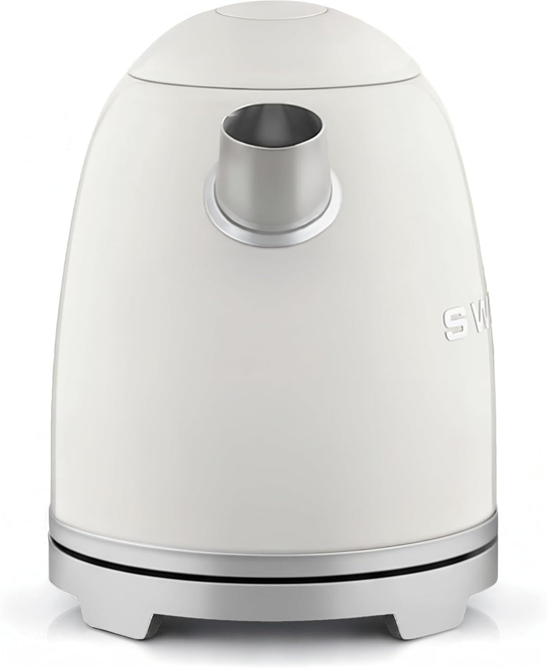 SWEISS Elektrischer Wasserkocher KTS8 im Vintage-Stil, 1 l, kompakter Edelstahl, 1000 W, schnelles K