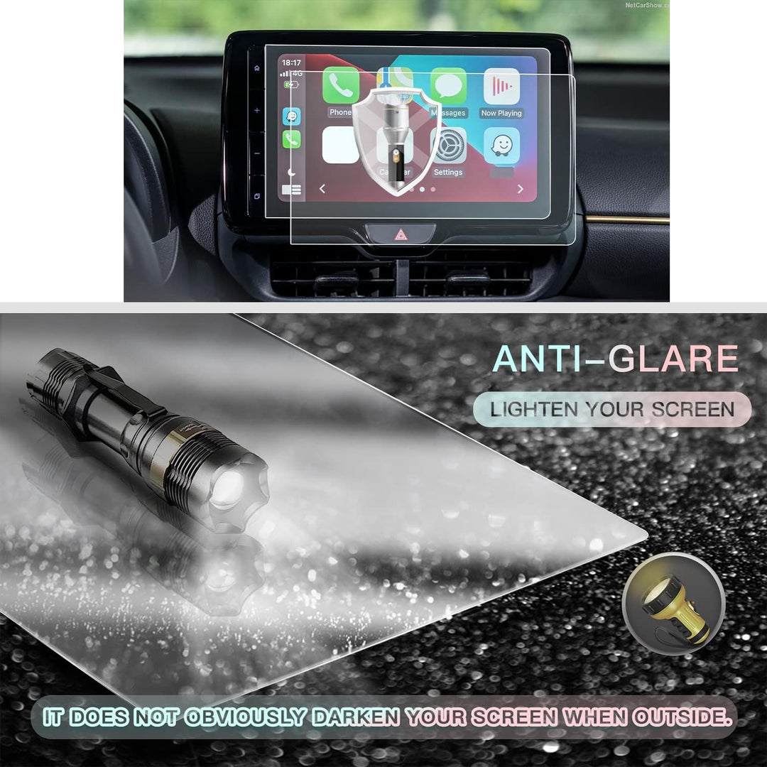 CDEFG Kompatibel mit Toyota Yaris Cross 2021-2023 Navigation Schutzfolie 4H Kratzfest Yaris Cross 9