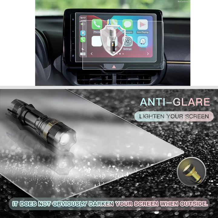 CDEFG Kompatibel mit Toyota Yaris Cross 2021-2023 Navigation Schutzfolie 4H Kratzfest Yaris Cross 9