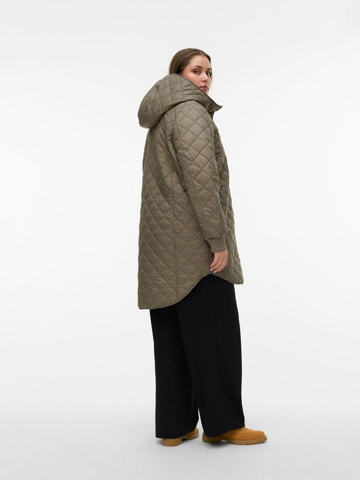 VERO MODA Female Mantel VMHAYLE Steppjacke Bungee Cord XS, Bungee Cord XS