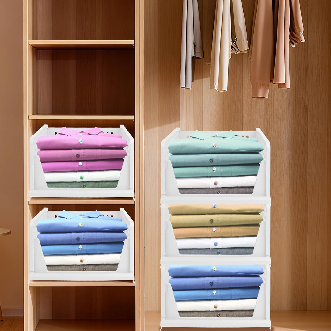 Set mit 5 Organizer-Boxen für Schränke, Organizer für faltbare Schubladen und Bekleidungsaufbewahrun
