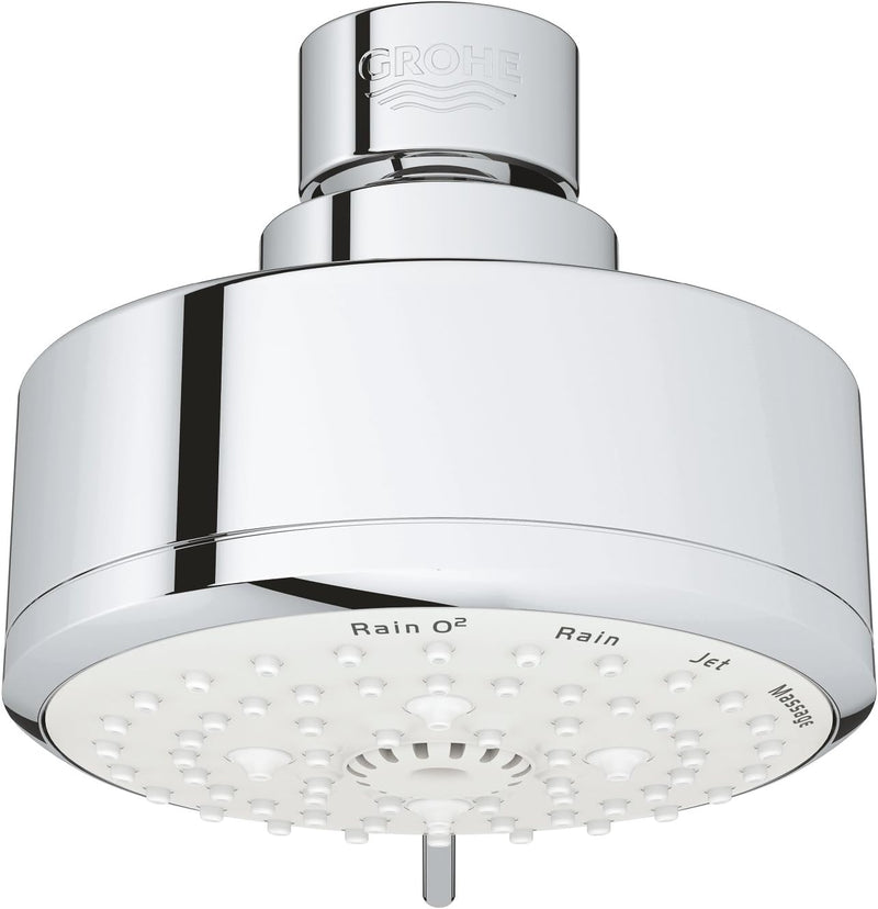 Grohe Tempesta Cosmopolitan 100, Kopfbrause, 4 Strahlarten, Chrom, 27591001