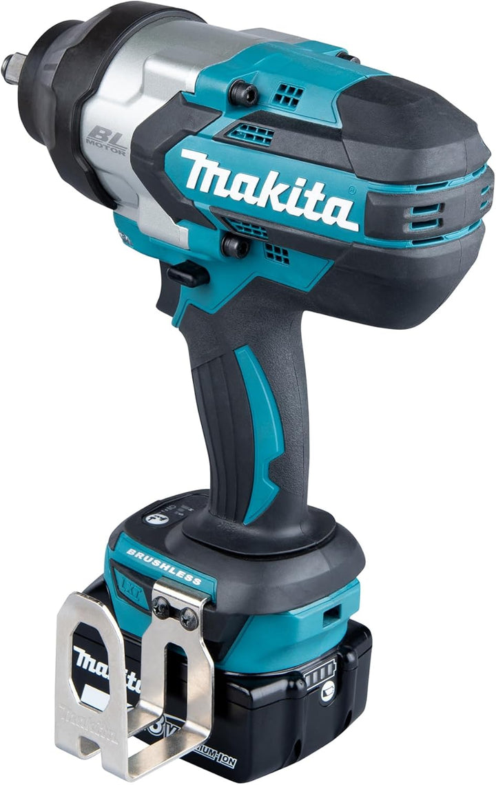 Makita DTW1002RTJ Akku-Schlagschrauber 18 V / 5,0 Ah, 2 Akkus + Ladegerät im MAKPAC mit 2 Akkus + La