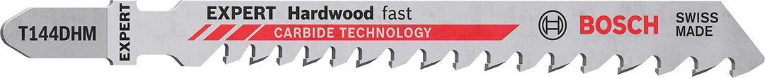 Bosch 3x Expert ‘Hardwood Fast’ T 144 DHM Stichsägeblatt (für Hartholz, WPC Holz-Kunststoff-Verbunds