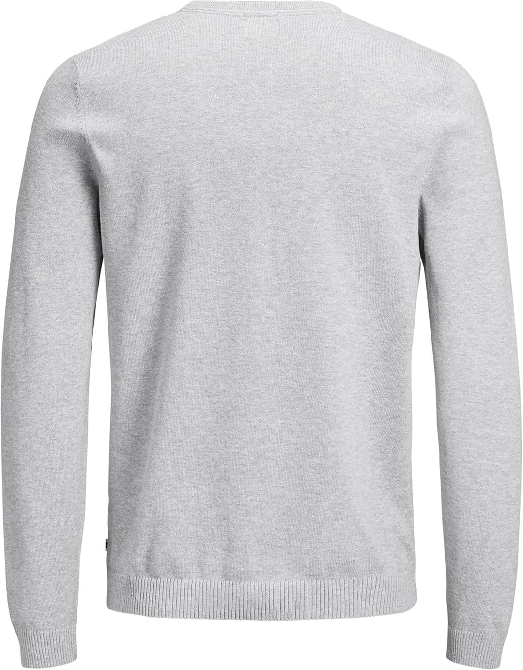 JACK & JONES Herren Jjebasic Knit Crew Neck Noos Pullover XL Grau (Light Grey Melange Light Grey Mel