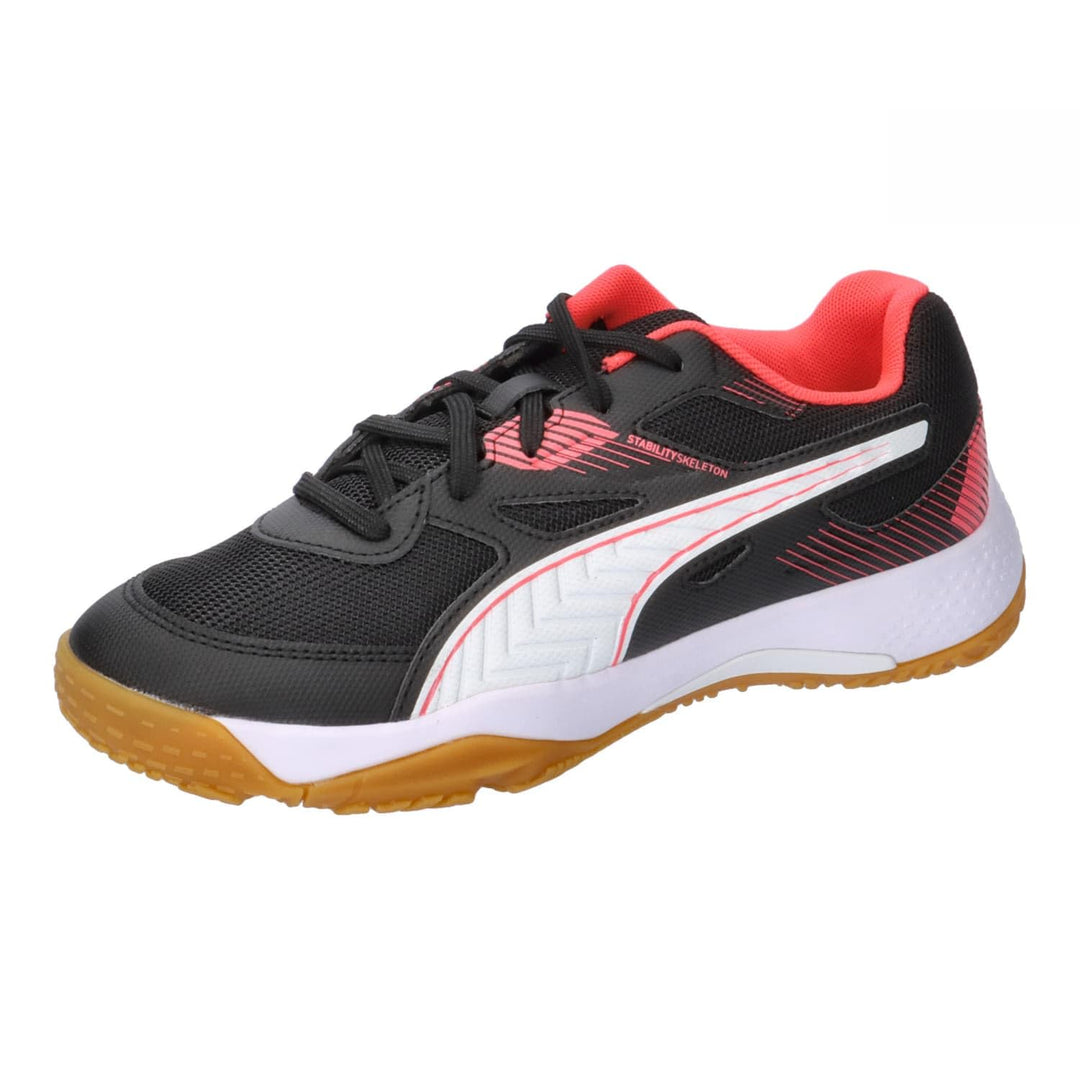 PUMA Unisex Solarflash Jr Ii Hallenturnschuh 37.5 EU Puma Black Fire Orchid Puma White Gum, 37.5 EU