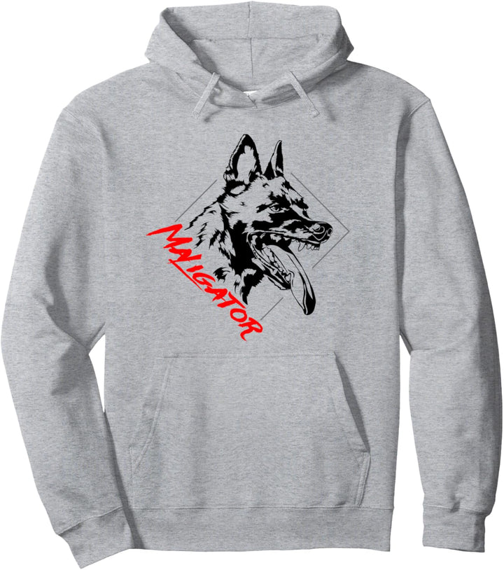 Maligator Belgian Malinois Hund Hundespruch Hundesport IGP Pullover Hoodie