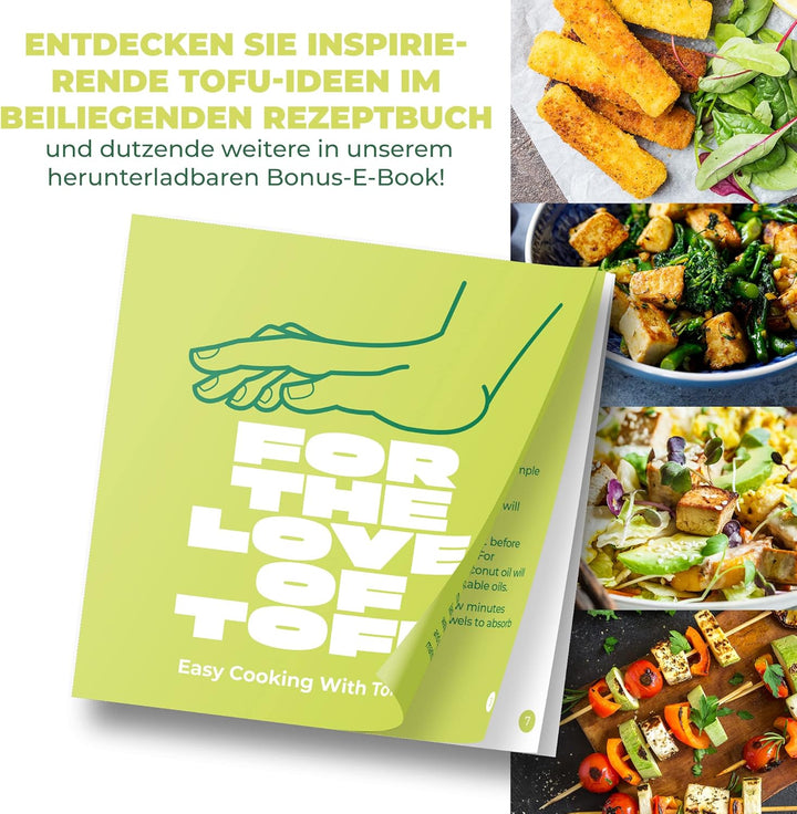 TofuBud Tofu Presse - Tofupresse - Tofu Maker für festen oder extra festen Tofu - Tofu Press Tofu-Pr