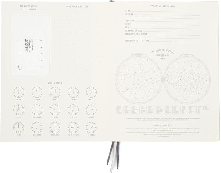Zum Anmalen Tinte Standard Issue Buchgebundenes Persönlichen Tagebuch, 19,7 x 21,6 cm Grün grün, Grü