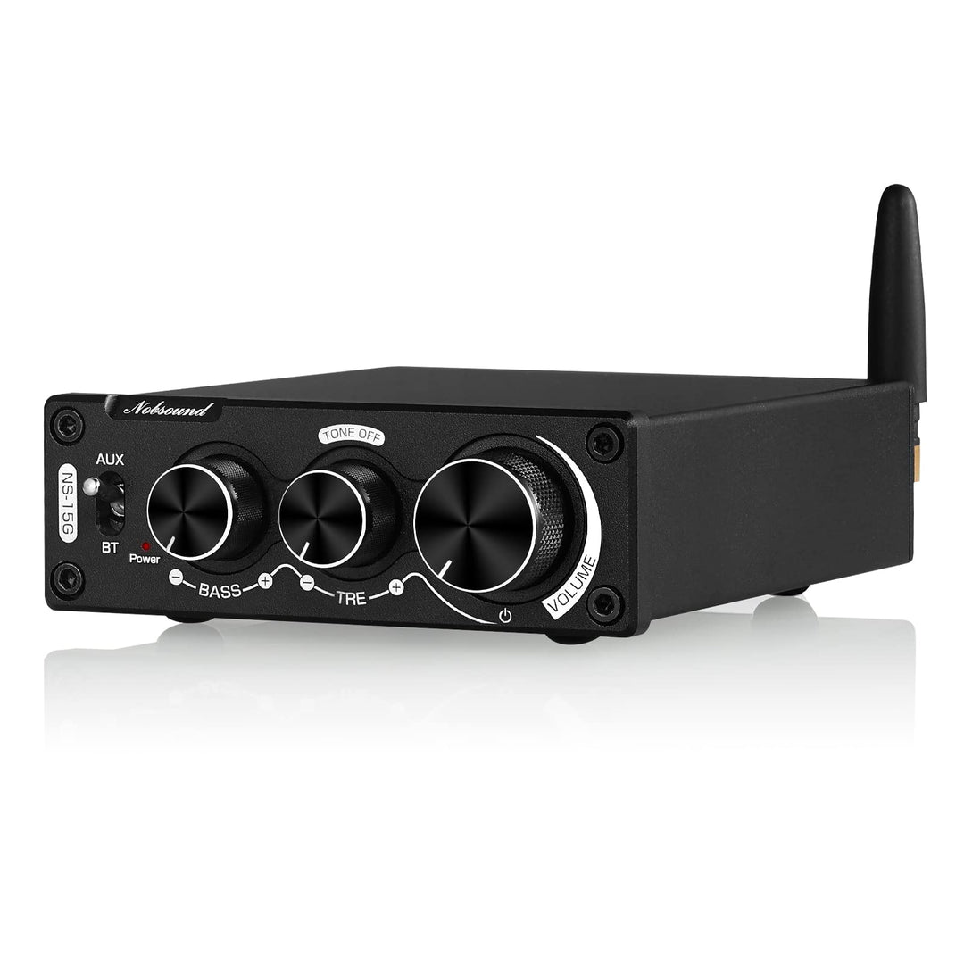 [Neu Aktualisiert] Nobsound 100W + 100W Mini Bluetooth Digital Verstärker HiFi-Stereo-Audio-2-Kanal-