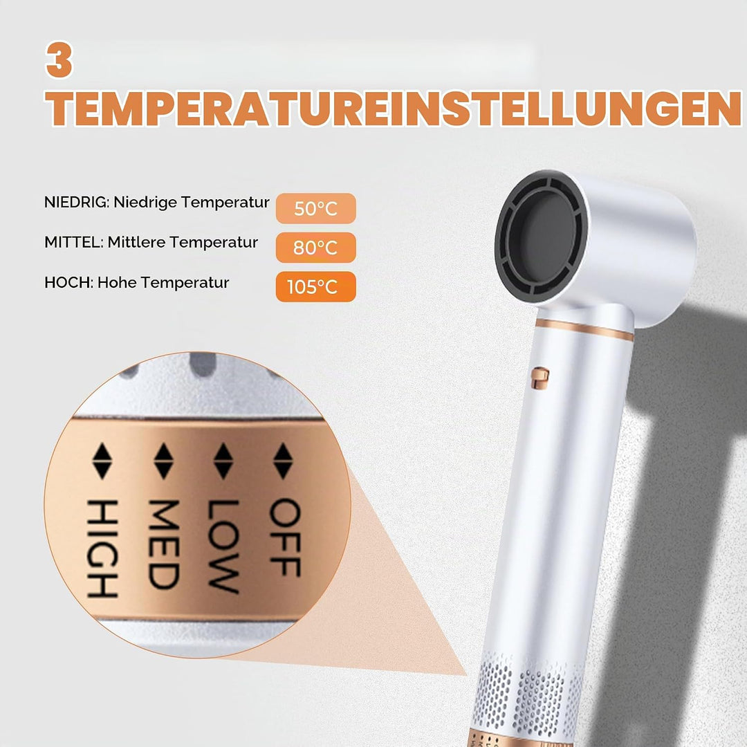 OKWRAP Hair Styler Set, Hairstyler 5 in 1, Haarstyler mit Fön Ionen, Automatischer Lockenstab, Wärme