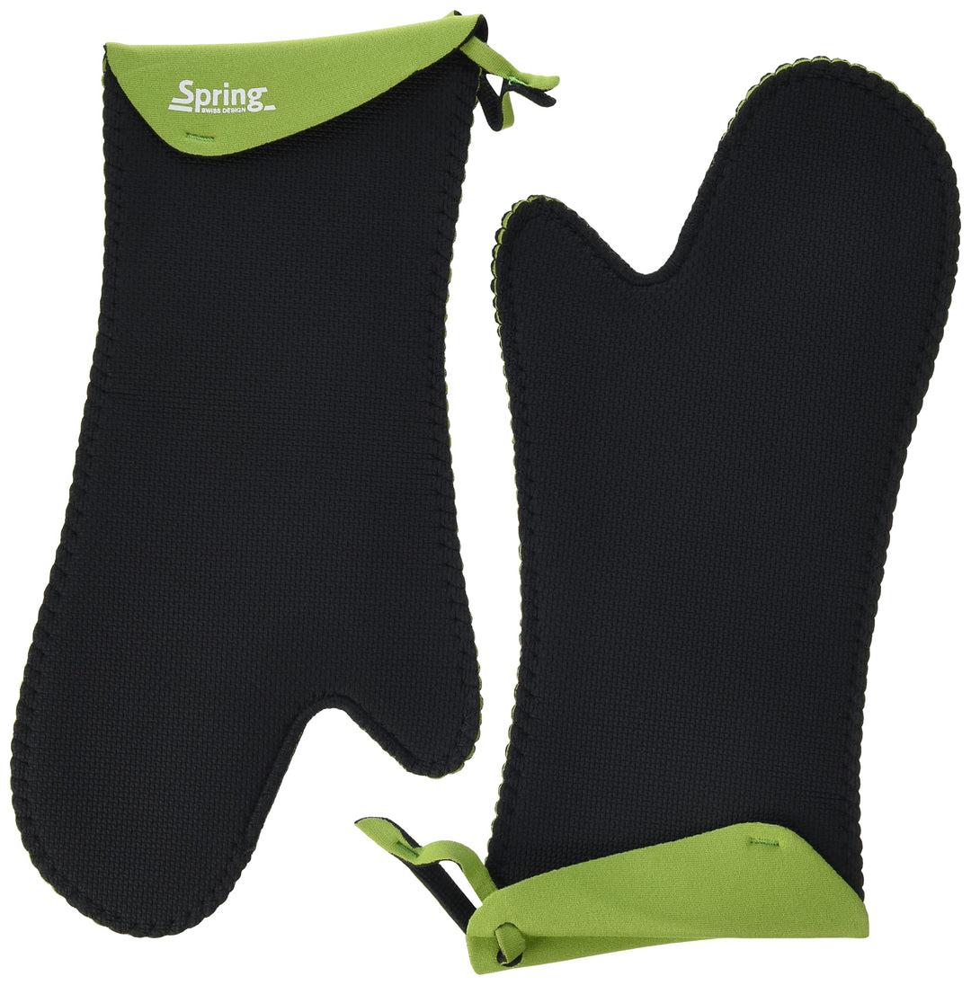 Spring 2094065202 Grips Handschuh lang 1 Paar, Andere, grün, 3,2 x 17,2 x 39,2 cm Hellgrün 33 Cm, He
