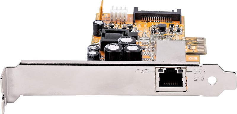 StarTech.com 1 Port 2.5 Gbit/s PoE Netzwerkkarte, PCI Express Ethernet Karte RJ45, 30W 802.3at PCIe
