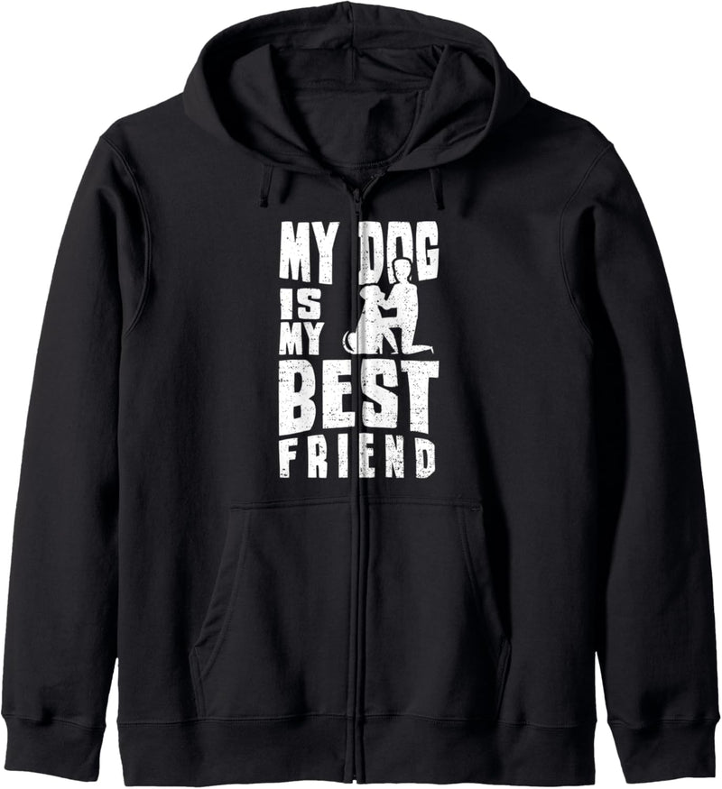 Cute Hundebesitzer: My Dog Is My Best Friend - Hunde Kapuzenjacke