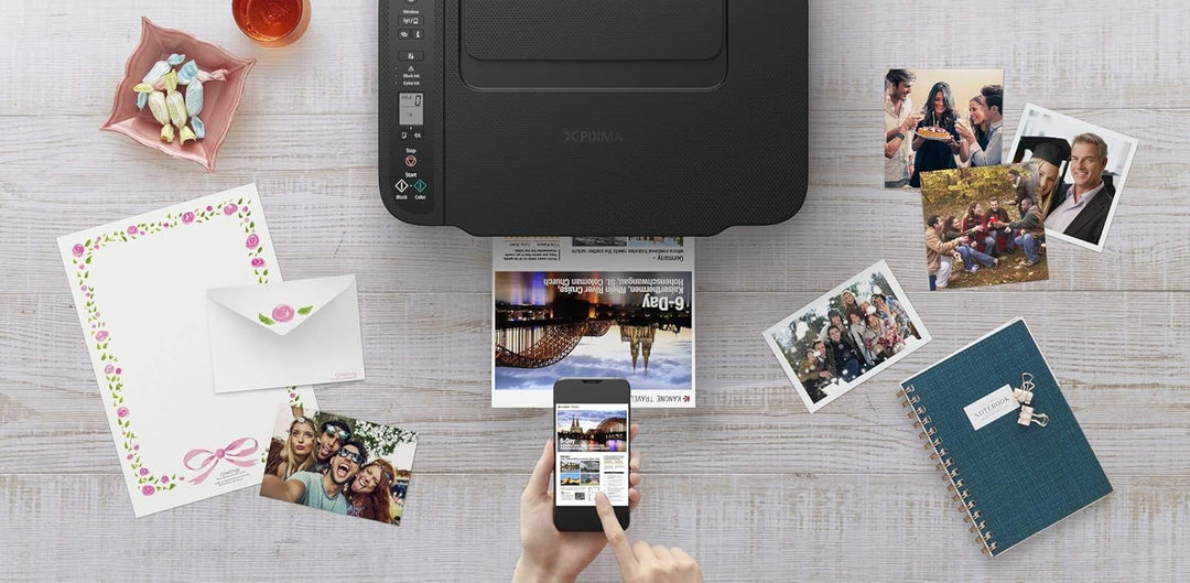 Canon PIXMA TS3452 Multifunktionsgerät DIN A4 (Scanner, Kopierer, Drucker, 4800 x 1200 DPI, LCD, WLA