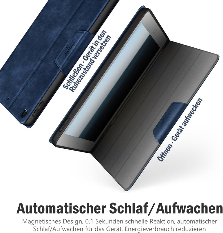 Antbox Hülle für iPad 10.2 (9. Generation/8. Generation/7. Generation) mit stifthalter Auto Schlaf/W