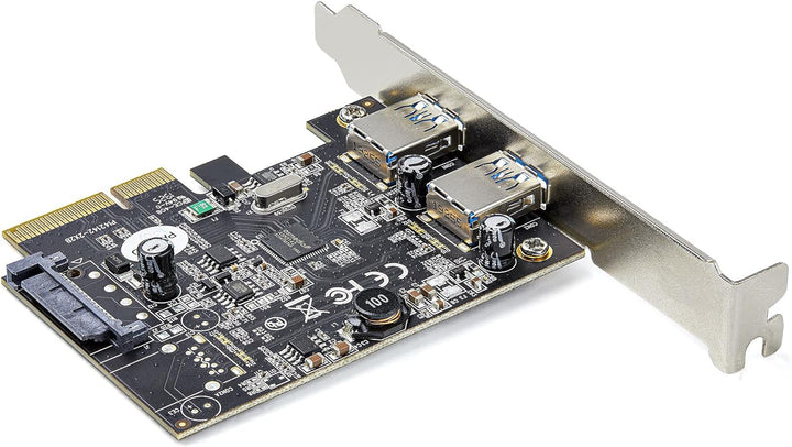 StarTech.com 2-Port USB PCIe Adapter - 10Gbit/s pro Port - USB 3.2 Gen 2 Typ-A PCI Express 3.0 x2 Ho