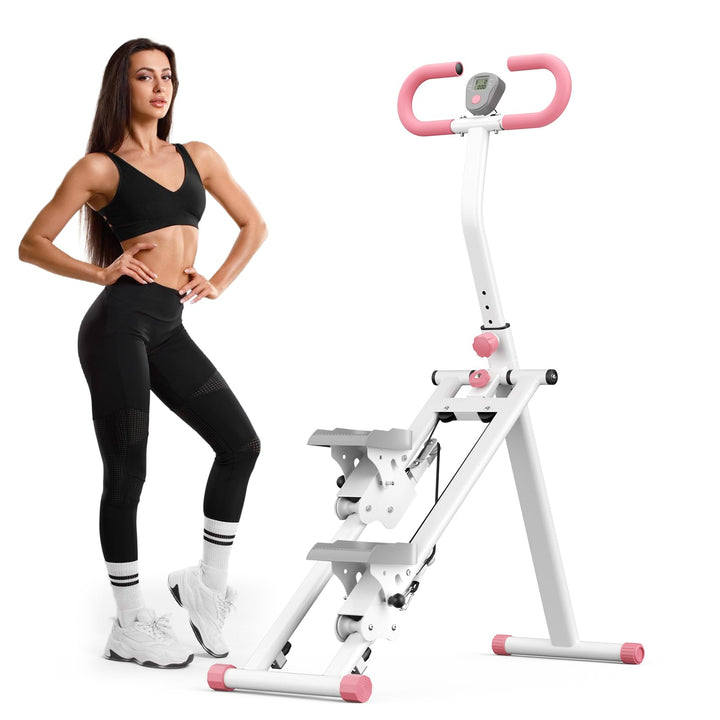 2025 Neuer Home-Fitness-Stepper, tragbarer Cross-Training-Stepper mit LCD-Bildschirm, einstellbare H