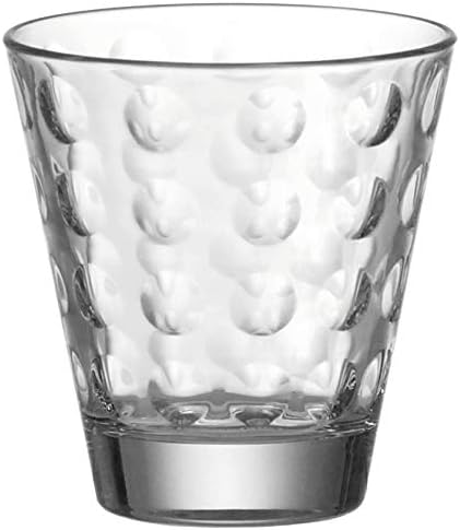 Leonardo Ciao Optic Wasser-Gläser, 12er Set, spülmaschinengeeignete Saft-Gläser, Trink-Becher aus Gl