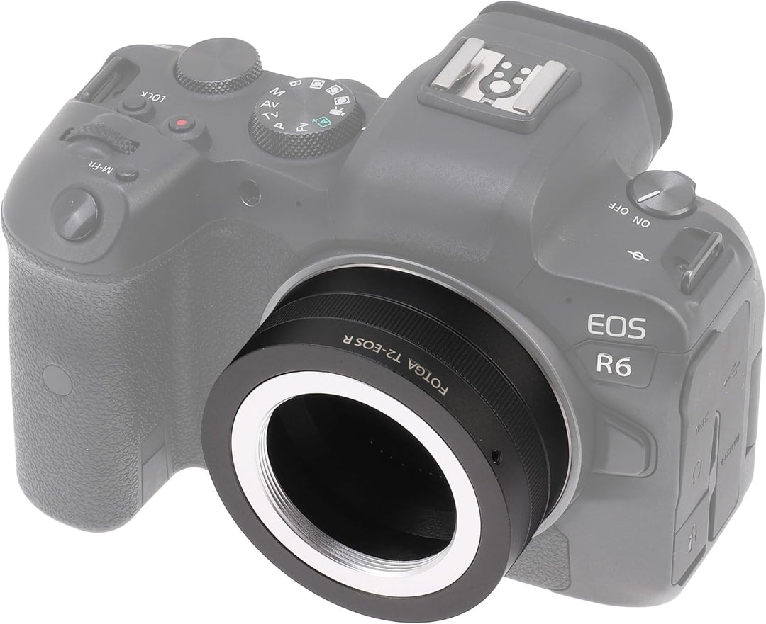 FOTGA T2-EOSR Objektivadapter Konverter Ring für T2 T Objektiv Lens Kompatibel mit Canon EOS R R3 R5