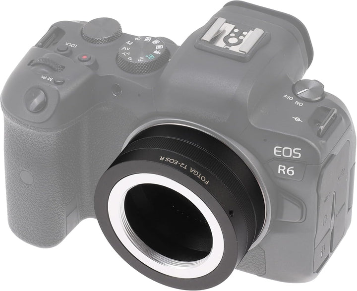 FOTGA T2-EOSR Objektivadapter Konverter Ring für T2 T Objektiv Lens Kompatibel mit Canon EOS R R3 R5