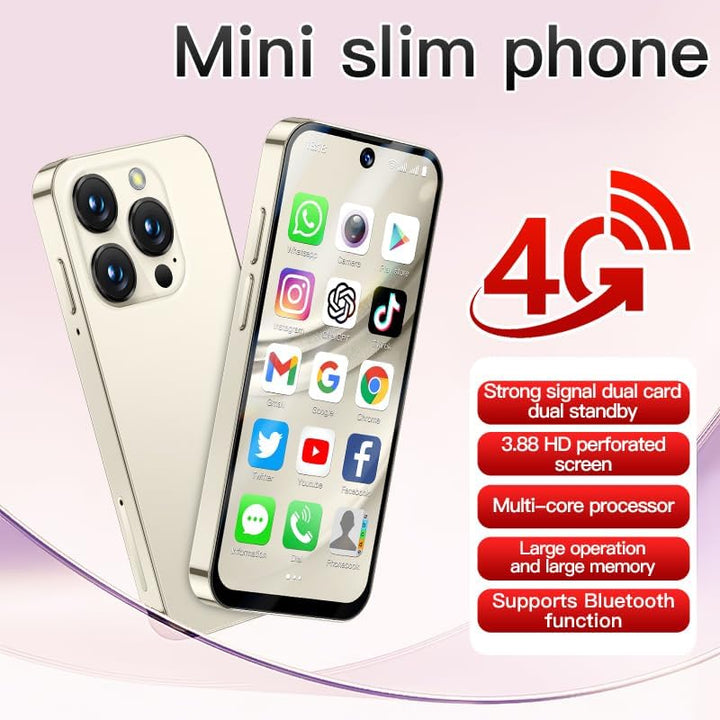 4G Mini-Smartphone (freigegeben), ideale Wahl für Kinder und Studenten, kleines Backup-Telefon in ho